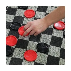 Lulu Home Jumbo Checkers juego de mesa de juego gigante 3_3