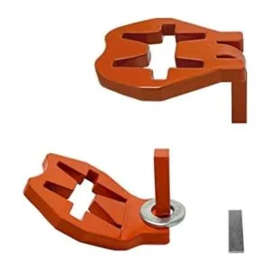 Pasadores de bisagra de puerta con poste en T colgar una_1