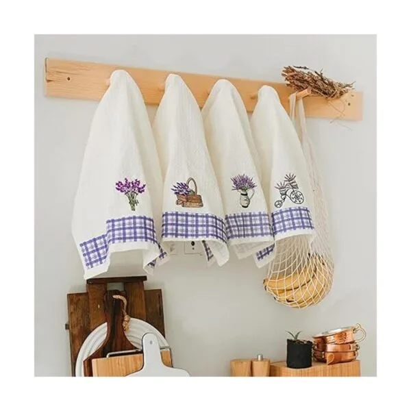 Lavien Home Toallas de cocina para cocina bordado de_6