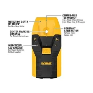 DEWALT Buscador de pernos de 34 pulgadas DW0100_2