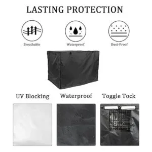 Medibot Funda para jaula para perro doble puerta_2