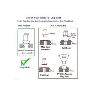 1220 tuercas de bellota de 12 x 20 pulgadas juego de 23_7