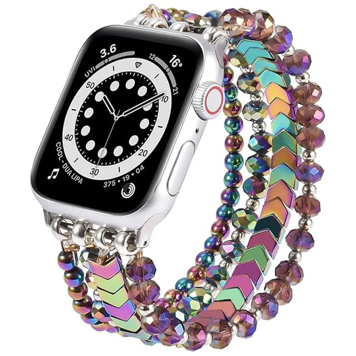 MOFREE Pulsera de cuentas compatible con Apple Watch Band_1