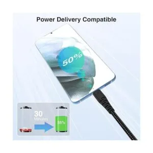 Essri Cable USB C de 6 pies paquete de 2 cables de carga_3