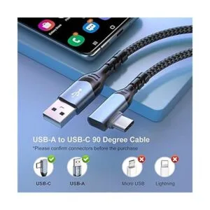 OKRAY Cable USB C de 10 pies paquete de 5 cables de_2