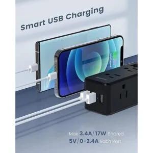 SUPERDANNY Protector de sobretensiones con USB mini_5