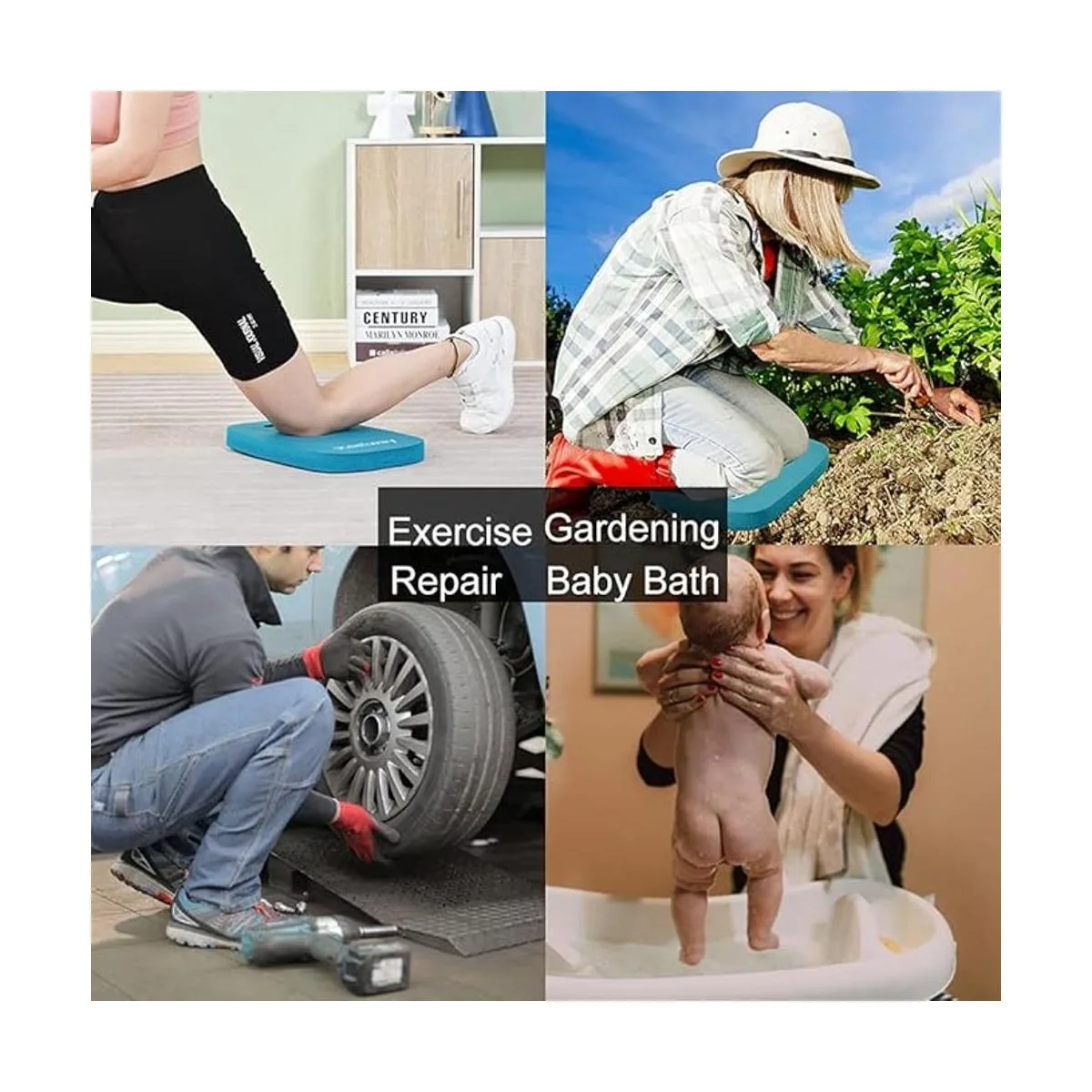 steelway Almohadillas gruesas para rodillas cojín para_6