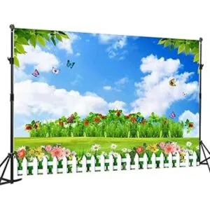 GESEN Fondo de muelles de 59.1 x 4.9 ft diseño de nubes_4