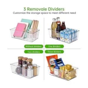 Wilfox Organización de despensa paquete de 3 cubos_2