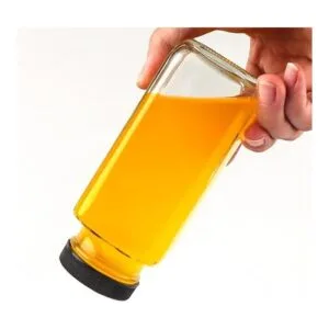 HINGWAH Botellas de vidrio de 8.5 onzas juego de 12_4