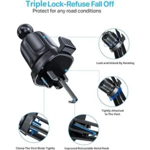 Miracase Soporte de teléfono para automóvil soporte de_5