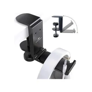 APPHOME Escritorio con gancho para auriculares soporte_3