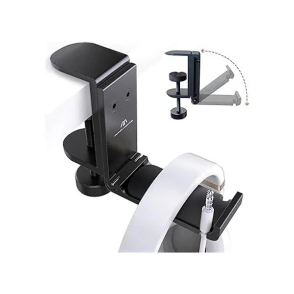APPHOME Escritorio con gancho para auriculares soporte_3