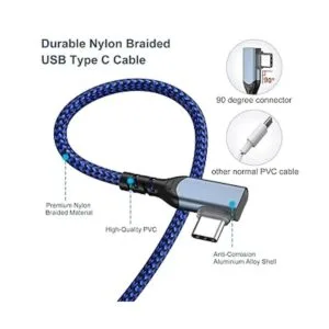 OKRAY Cable USB C de 10 pies paquete de 5 cables de_3