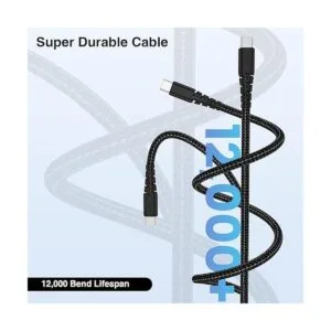 Essri Cable USB C de 6 pies paquete de 2 cables de carga_4