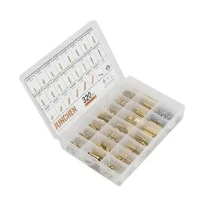 Juego de surtido de espaciadores hexagonales de latón para_2