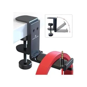 APPHOME Escritorio con gancho para auriculares soporte_1