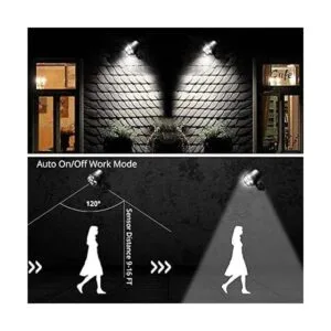 Luces para exteriores con sensor de movimiento con batería_4