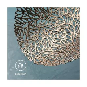 FunWheat Juego de 6 manteles individuales redondos de_4