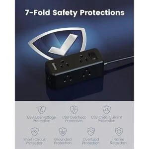 SUPERDANNY Protector de sobretensiones con USB mini_4