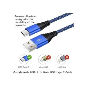 Costyle Cable USB C 5 unidades de 10 pies tipo C a A_4