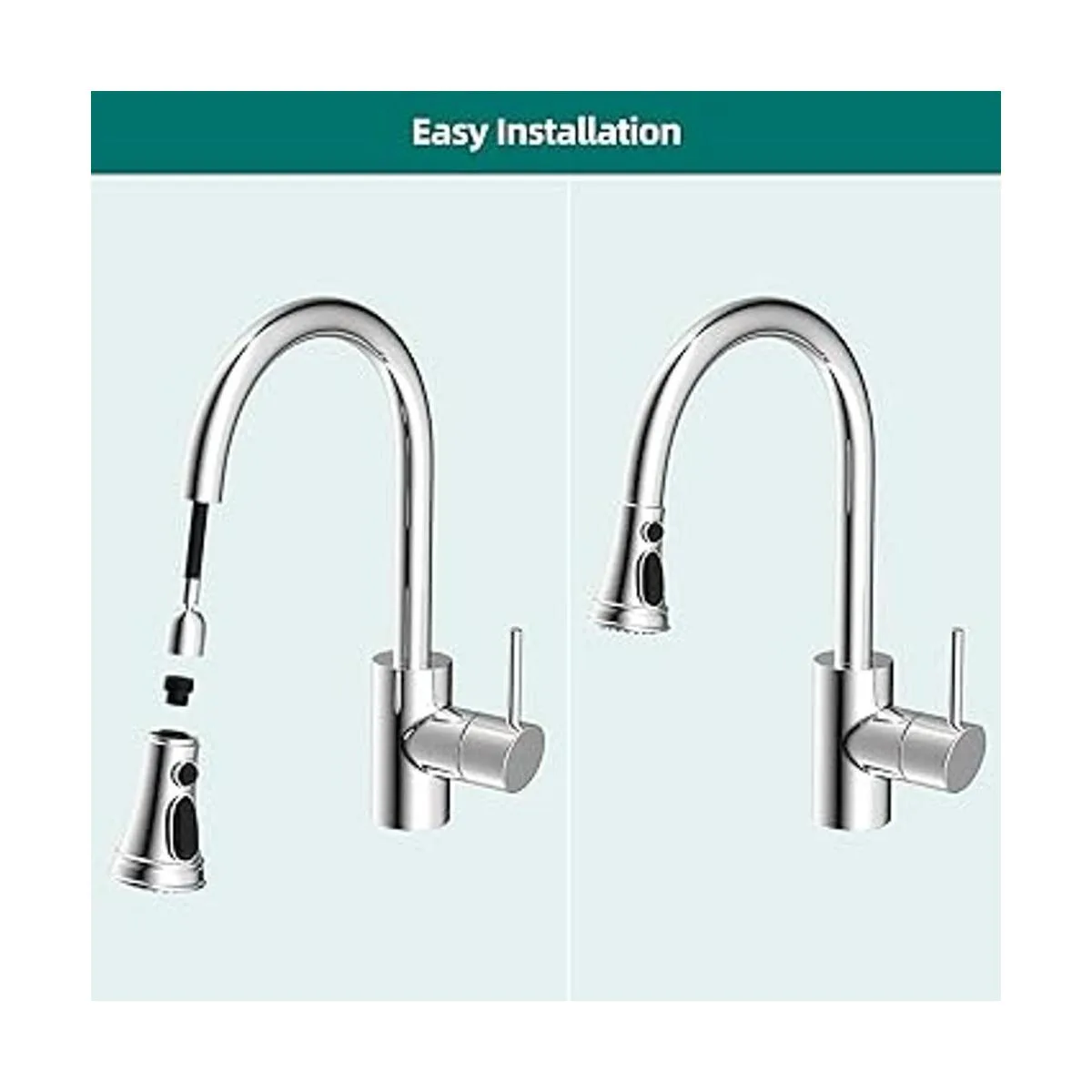 Cabezal de grifo de cocina extraíble de repuesto de 3_5