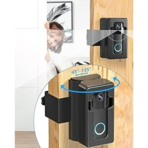 COOLWUFAN Soporte de timbre antirrobo con función de_2