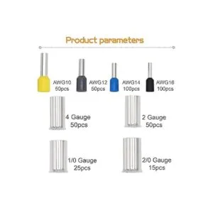 Ruikarhop 440 piezas AWG 20 10 2 4 10 12 14 16 kits de_3