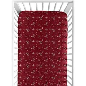 Sweet Jojo Designs Sábana bajera ajustable para cama de_1