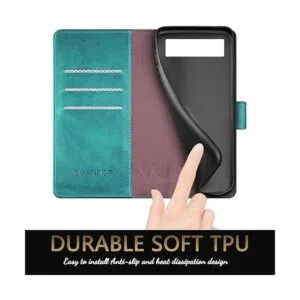 SUANPOT Funda para Google Pixel 6 5G con bloqueo RFID_4