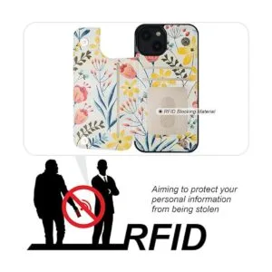 HAOPINSH Funda tipo cartera para iPhone 14 con soporte_4