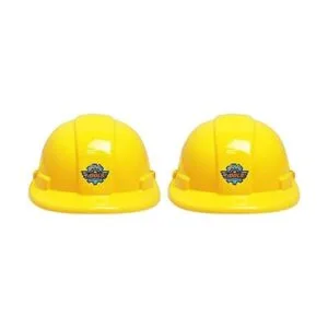Toyvian 4 sombreros de construcción amarillos para niños_7