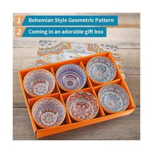 Sanbege Tazones de cerámica para arroz de 10 onzas juego_4