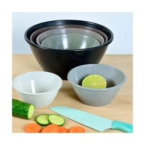 Youngever Paquete de 6 cuencos grandes de plástico para_4