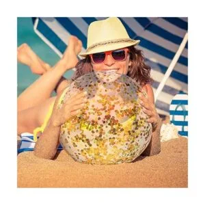 10 bolas inflables de playa con purpurina para piscina_6