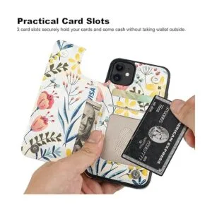 HAOPINSH Funda tipo cartera para iPhone 11 con soporte_3