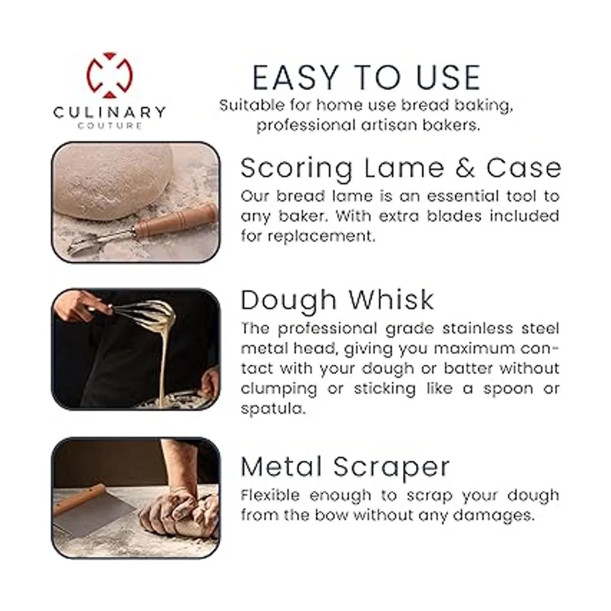 Culinary Couture Juego de cestas a prueba de prueba_6