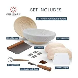 Culinary Couture Juego de cestas a prueba de prueba_2