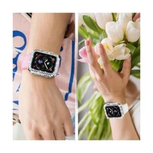 RcZ Funda brillante para Apple Watch Series 7Series 8 de_2