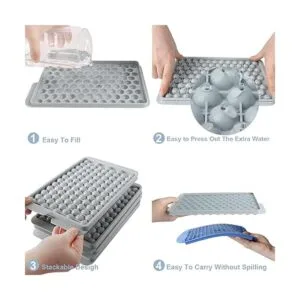 WIBIMEN Mini bandejas de cubitos de hielo bandejas_3