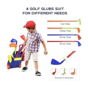 QDRAGON Kids Golf Clubs 35 24 Toddler Golf Set with 8_3