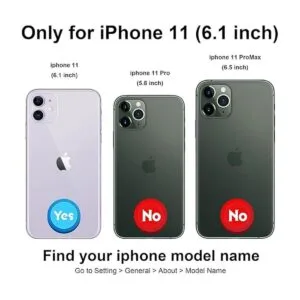 HAOPINSH Funda tipo cartera para iPhone 11 con soporte_2