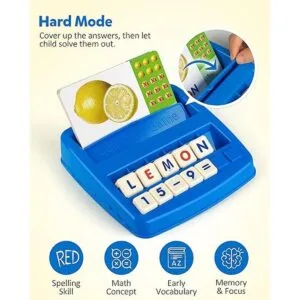 Coogam Juego de letras a juego tarjetas flash de lectura_3