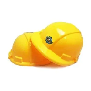 Toyvian 4 sombreros de construcción amarillos para niños_2