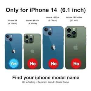 HAOPINSH Funda tipo cartera para iPhone 14 con soporte_2