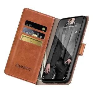 SUANPOT Funda de cuero para Samsung Galaxy A53 5G con_4