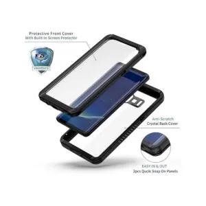 Lanhiem Funda para Samsung Galaxy S8 IP68 impermeable a_4