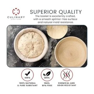 Culinary Couture Juego de cestas a prueba de prueba_4