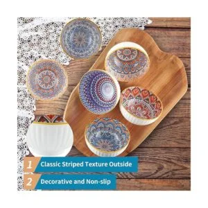 Sanbege Tazones de cerámica para arroz de 10 onzas juego_3