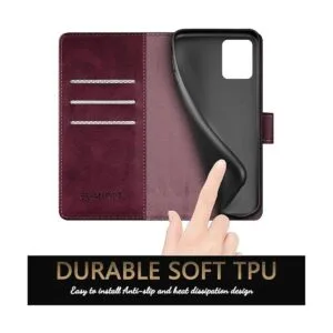 SUANPOT para PU TMobile Revvl 6 Pro 5G Funda tipo cartera_5